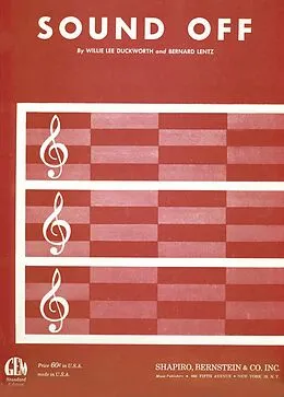 E-Book (pdf) Sound Off. PDF von Willie Lee Duckworth, Bernard Lentz
