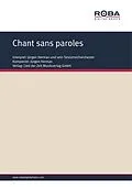 E-Book (pdf) Chant sans paroles von Siegfried Osten, Jürgen Herman