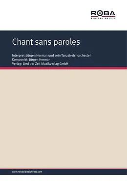 E-Book (pdf) Chant sans paroles von Siegfried Osten, Jürgen Herman