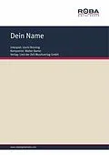 E-Book (epub) Dein Name von Walter Bartel, Monika Jacobs