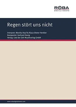 E-Book (pdf) Regen stört uns nicht von Gerhard Honig, Ursula Upmeier