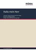 E-Book (pdf) Hallo mein Herr von Wolfgang Kähne, Ursula Upmeier, Wolfram Schöne