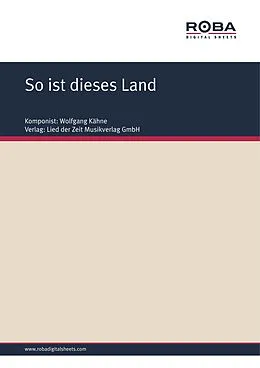E-Book (pdf) So ist dieses Land von Wolfgang Kähne, Dietmar Lang