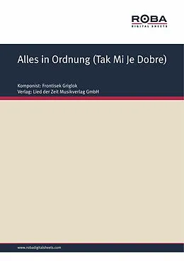 E-Book (epub) Alles in Ordnung (Tak Mi Je Dobre) von Bernhard Bohlke