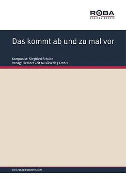 E-Book (pdf) Das kommt ab und zu mal vor von Dieter Lietz