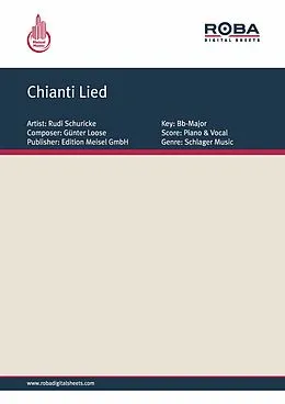 E-Book (epub) Chianti Lied von Gerhard Winkler, Ralph Maria Siegel