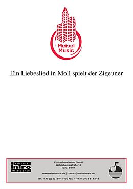 E-Book (pdf) Ein Liebeslied in Moll spielt der Zigeuner von Kurt Schwabach, Willy Rosen