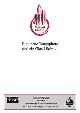 E-Book (pdf) Eine neue Tangoplatte und ein Glas Likör... von Friedrich Schwarz, Willy Rosen