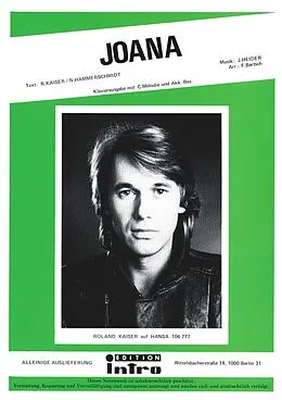 E-Book (pdf) Joana von Norbert Hammerschmidt, Roland Kaiser, Joachim Heider