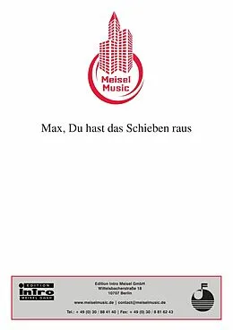 E-Book (epub) Max, du hast das Schieben raus von Hermann Frey, Walter Kollo