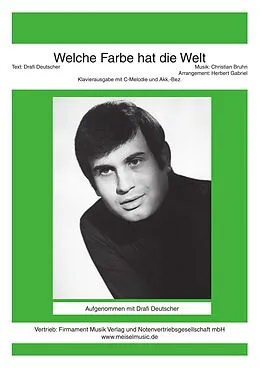 E-Book (pdf) Welche Farbe hat die Welt von Drafi Deutscher, Christian Bruhn