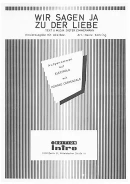 E-Book (epub) Wir sagen ja zu der Liebe von Dieter Zimmermann