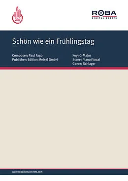 E-Book (pdf) Schön wie ein Frühlingstag von Paul Fago, Will Meisel
