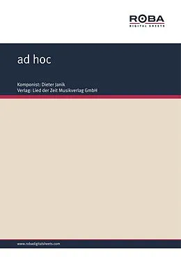 E-Book (pdf) ad hoc von Dieter Janik