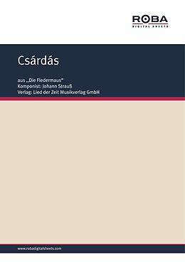 E-Book (pdf) Csárdás von Johann Strauß, Richard Genée, Karl Haffner