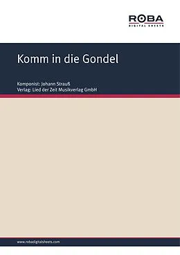 E-Book (pdf) Komm in die Gondel von Johann Strauß, F. Zell, Richard Genée