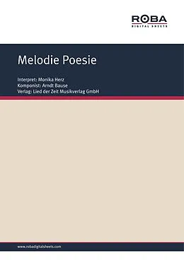 E-Book (pdf) Melodie Poesie von Arndt Bause, Dieter Schneider
