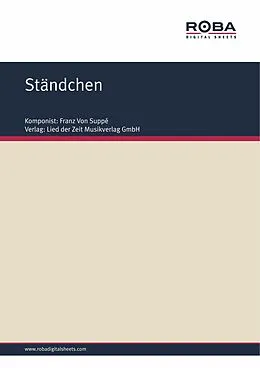 E-Book (epub) Ständchen von Franz Von Suppé, Richard Genée, F. Zell