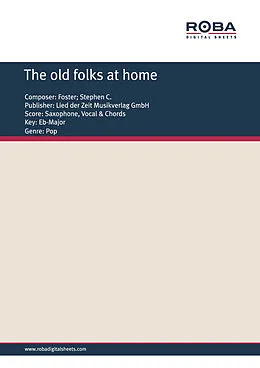 E-Book (pdf) The old folks at home von Stephen C. Foster