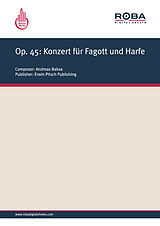 E-Book (pdf) Op. 45: Konzert für Fagott und Harfe von Andreas Baksa