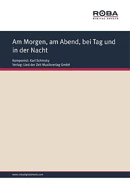 E-Book (pdf) Am Morgen, am Abend, bei Tag und in der Nacht von Siegfried Osten