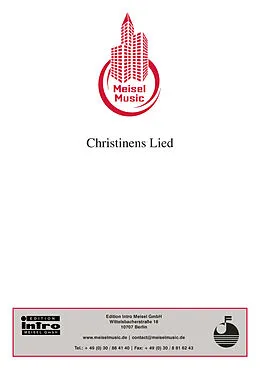 E-Book (pdf) Christinens Lied von Toni Impekoven, Paul Verhoeven, Edmund Nick