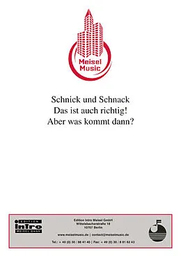 E-Book (pdf) Schnick und Schnack - Das ist auch richtig! Aber was kommt dann? von Werner Plücker, Martin Schönicke