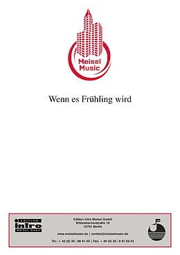 E-Book (pdf) Wenn es Frühling wird von Kurt Schwabach, Will Meisel