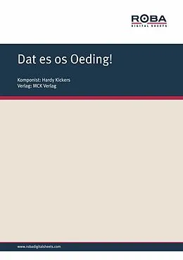 E-Book (pdf) Dat es os Oeding! von Hardy Kickers