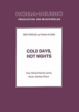 E-Book (pdf) Cold Days, Hot Nights von Richard Palmer-James, Manfred Thiers