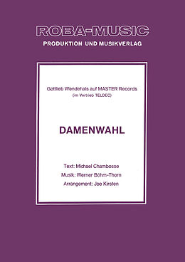 E-Book (epub) Damenwahl von Werner Böhm-Thorn, Joe Kirsten, Michael Chambosse