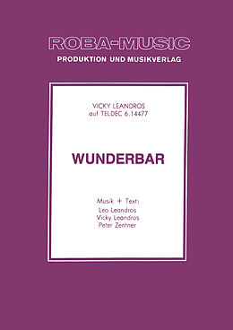 E-Book (epub) Wunderbar von Vicky Leandros, Leo Leandros, Peter Zentner