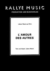 eBook (epub) L'Amour des Autres de Liliane Riboni, Rolf Basel