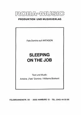 E-Book (epub) Sleeping on the Job von Antoine Domino, Williams Boskent, Rolf Basel