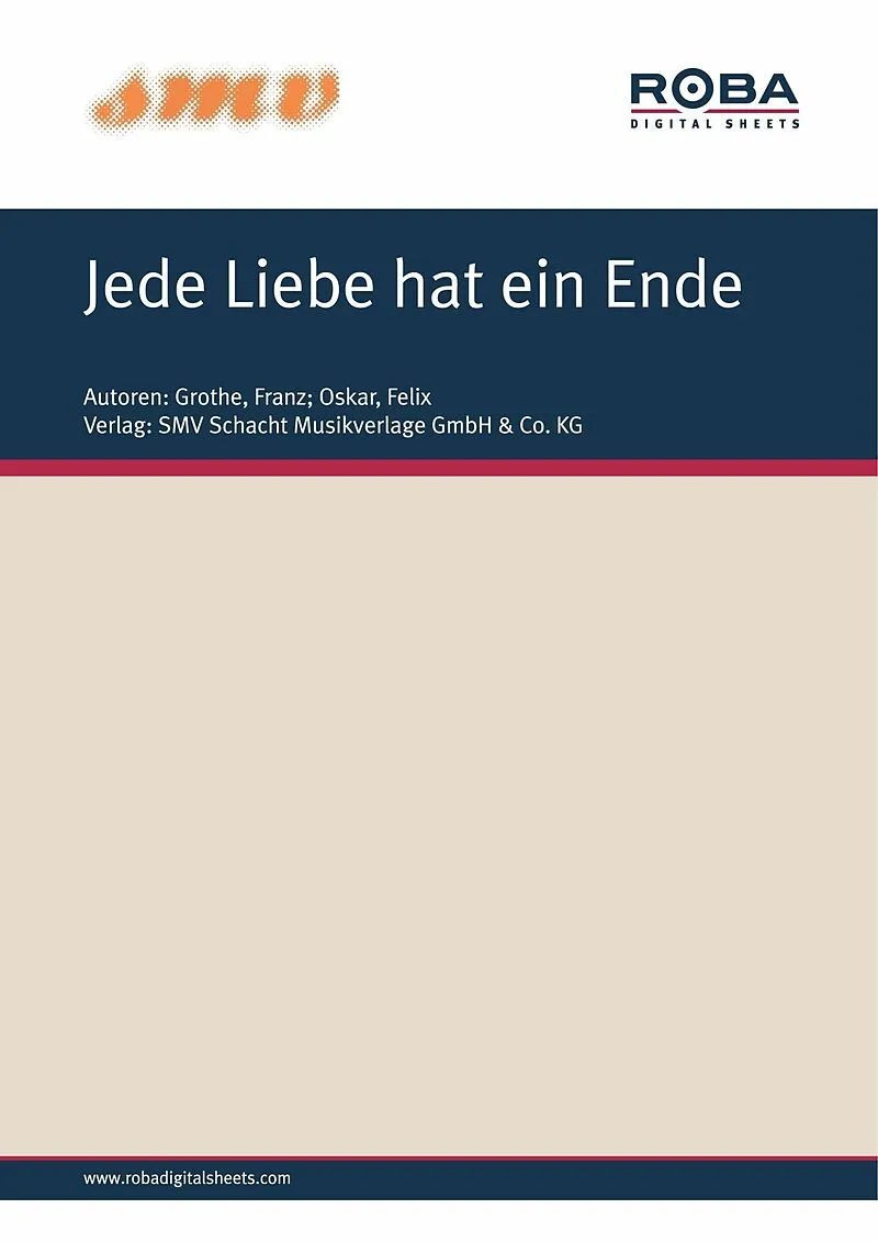 Jede Liebe Hat Ein Ende