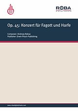 E-Book (epub) Op. 45: Konzert für Fagott und Harfe von Andreas Baksa