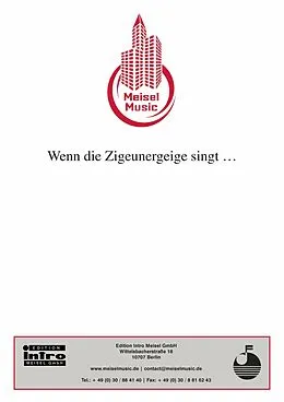 E-Book (epub) Wenn die Zigeunergeige singt... von Kurt Feltz, Max Wallner, Fred Raymond