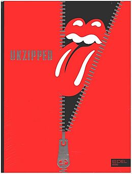 Fester Einband The Rolling Stones UNZIPPED. Deutschsprachige Ausgabe von 