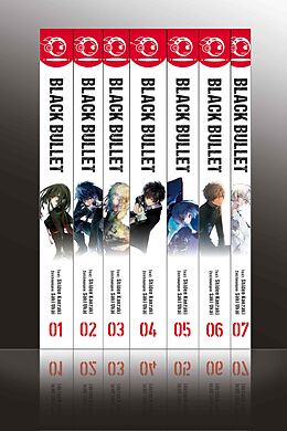 E-Book (epub) Black Bullet  Light Novel, Bände 1 bis 7 von Saki Ukai, Shiden Kanzaki