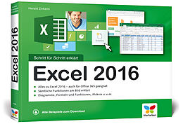 Kartonierter Einband Excel 2016 von Harald Zinkann