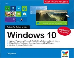 E-Book (pdf) Windows 10 von Jörg Hähnle