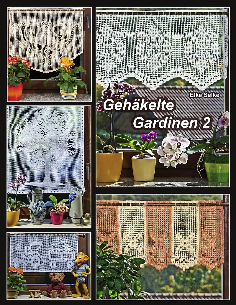 Gehäkelte Gardinen 2