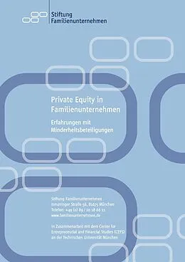 E-Book (epub) Private Equity in Familienunternehmen von Ann-Kristin Achleitner, Stephanie C. Schraml, Florian Tappeiner