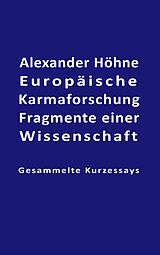 E-Book (epub) Europäische Karmaforschung von Alexander Höhne