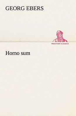Kartonierter Einband Homo sum von Georg Ebers