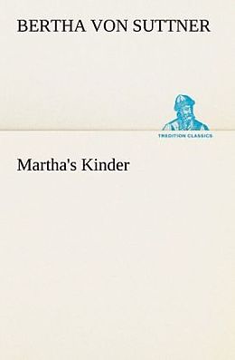 Kartonierter Einband Martha's Kinder von Bertha von Suttner