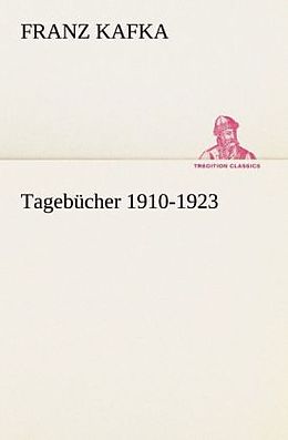 Kartonierter Einband Tagebücher 1910-1923 von Franz Kafka