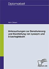 E-Book (pdf) Untersuchungen zur Denaturierung und Rückfaltung von Lysozym und ß-Lactoglobulin von Akim Dirksen