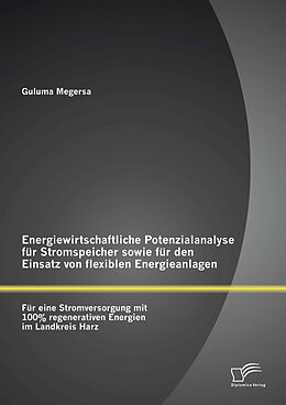 E-Book (pdf) Energiewirtschaftliche Potenzialanalyse für Stromspeicher sowie für den Einsatz von flexiblen Energieanlagen: Für eine Stromversorgung mit 100% regenerativen Energien im Landkreis Harz von Guluma Megersa