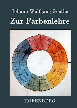 Fester Einband Zur Farbenlehre von Johann Wolfgang Goethe